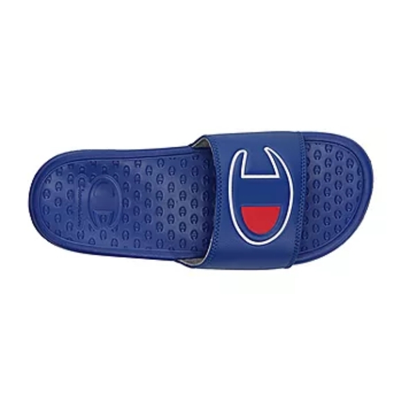 Mens Champion Slides Size 13 NEW Blue NWT - Picture 3 of 4